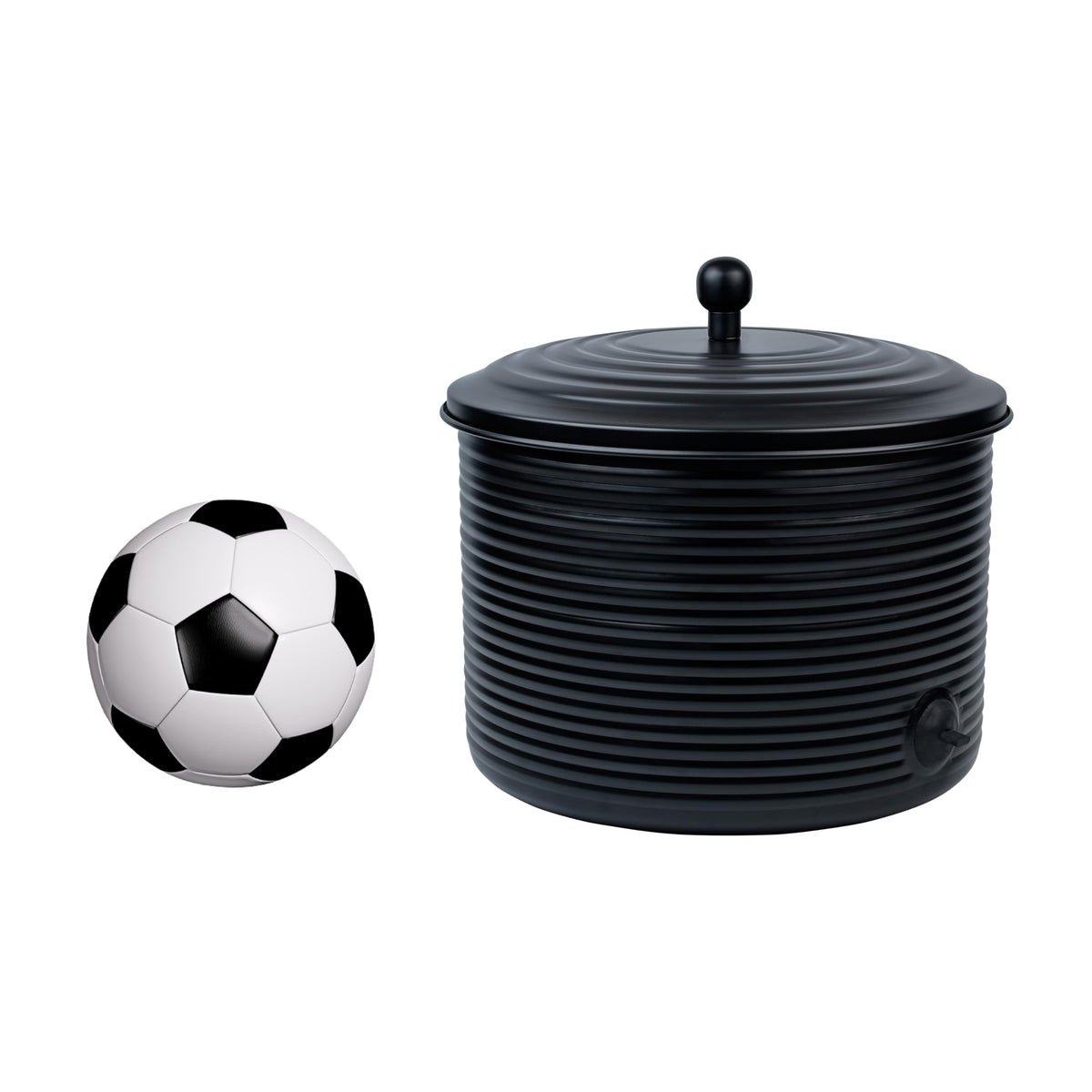 LifeSmart decorative rustic hose pot emphasizes style and function.