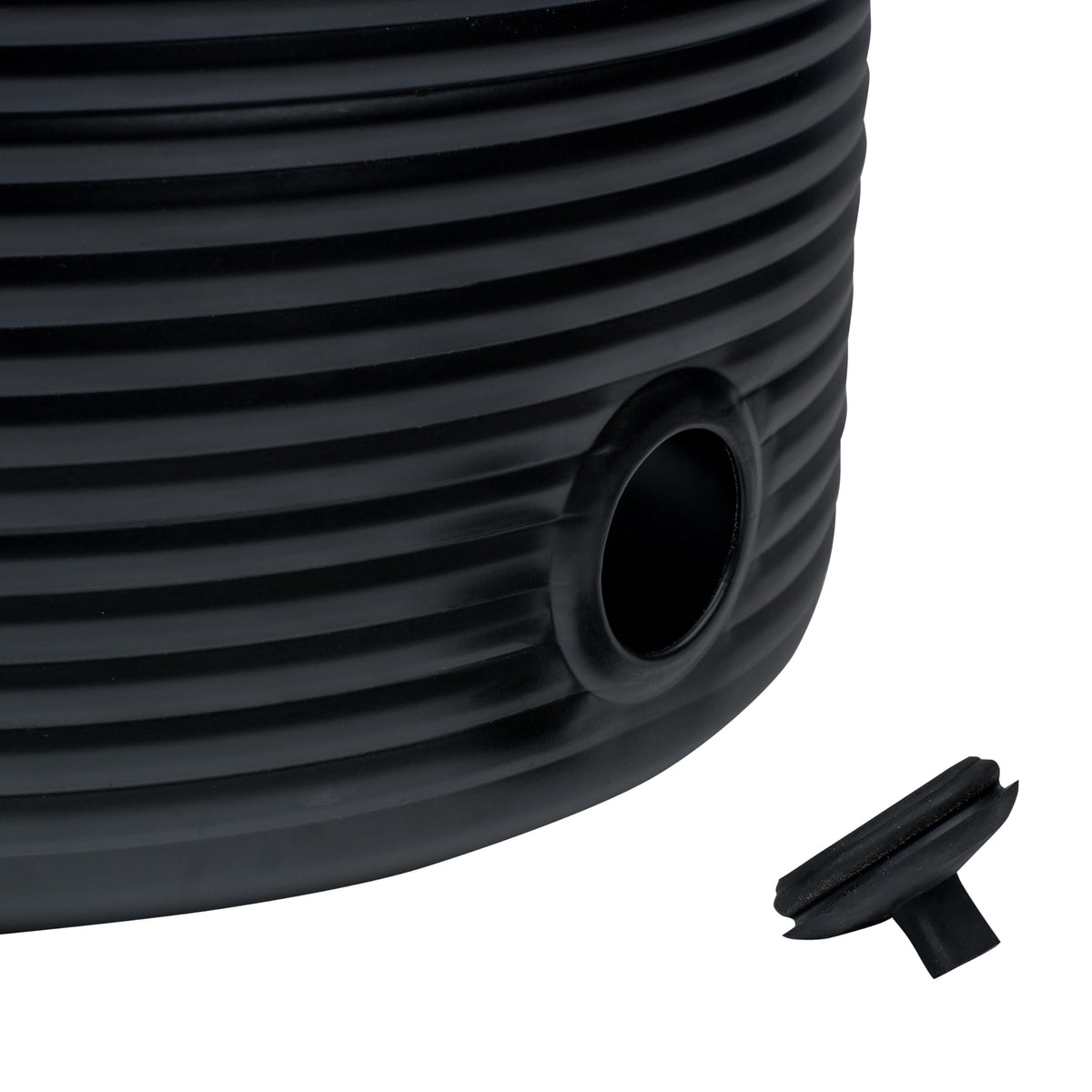 LifeSmart water drain holes keep the interior dry and hose ready.