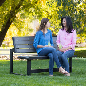 LIFETIME 60253 two-benches layout supports flexible outdoor seating
