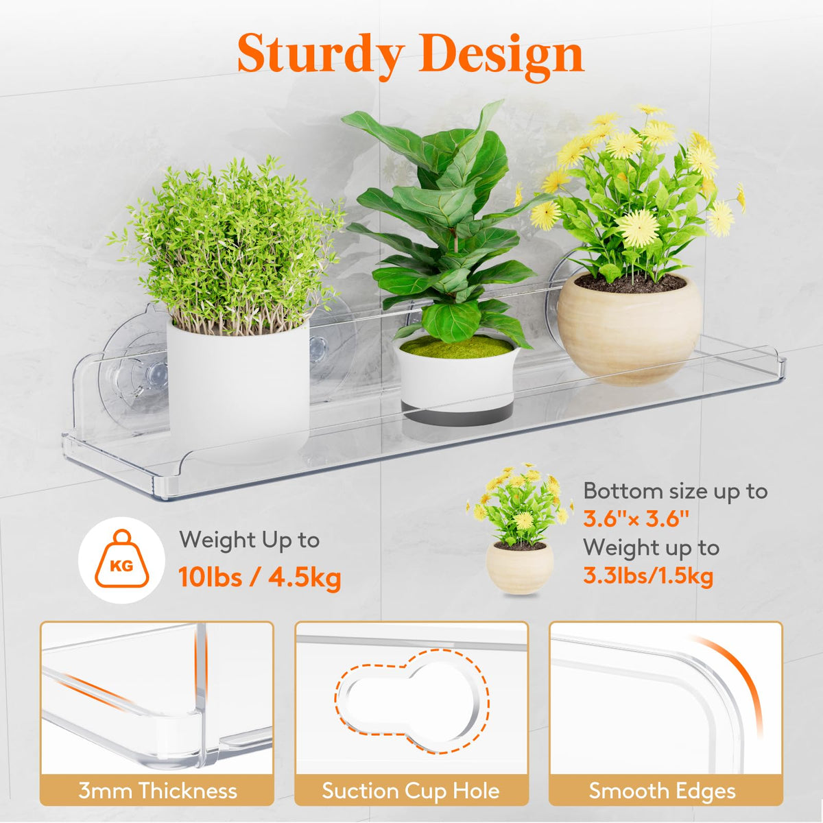 Lifewit back load-bearing strip prevents tilting on windy days