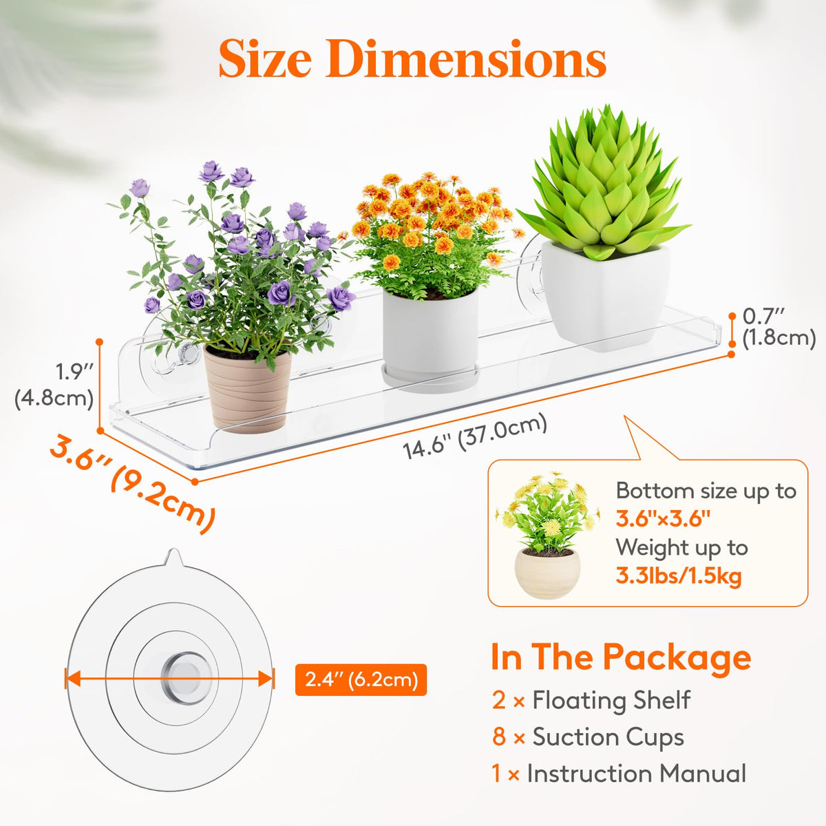 Lifewit front lip design keeps pots safe while maximizing visibility