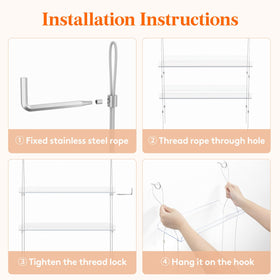 Lifewit microgreens rack adjustable height for compact crops