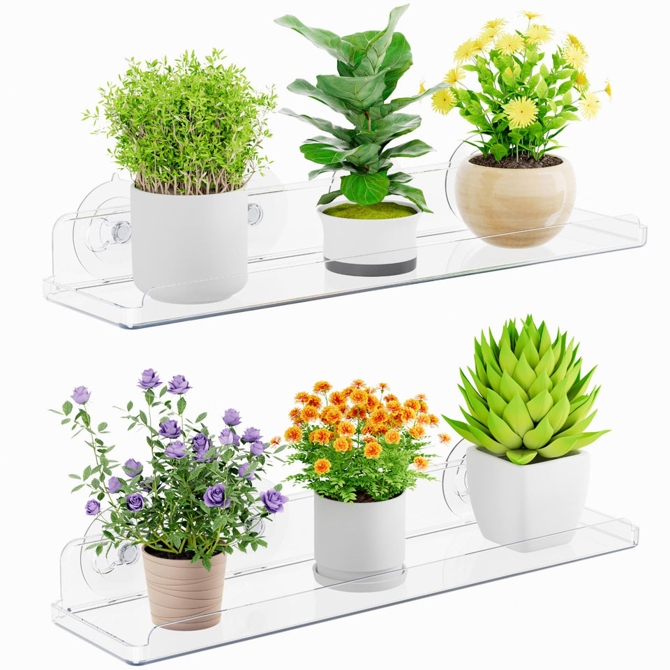 Lifewit window shelves assembly demonstrates a clear, easy setup for plants