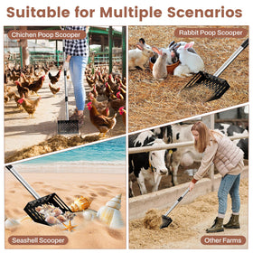 LIFFEE multifunctional sifting tool cleans sand, leaves, and bedding efficiently.
