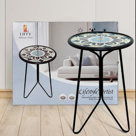 LIFFY compact table with 12-inch height fits small spaces.