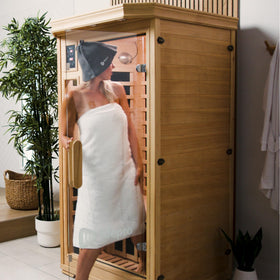 LifePro sauna hat compatible with infrared, traditional and box saunas