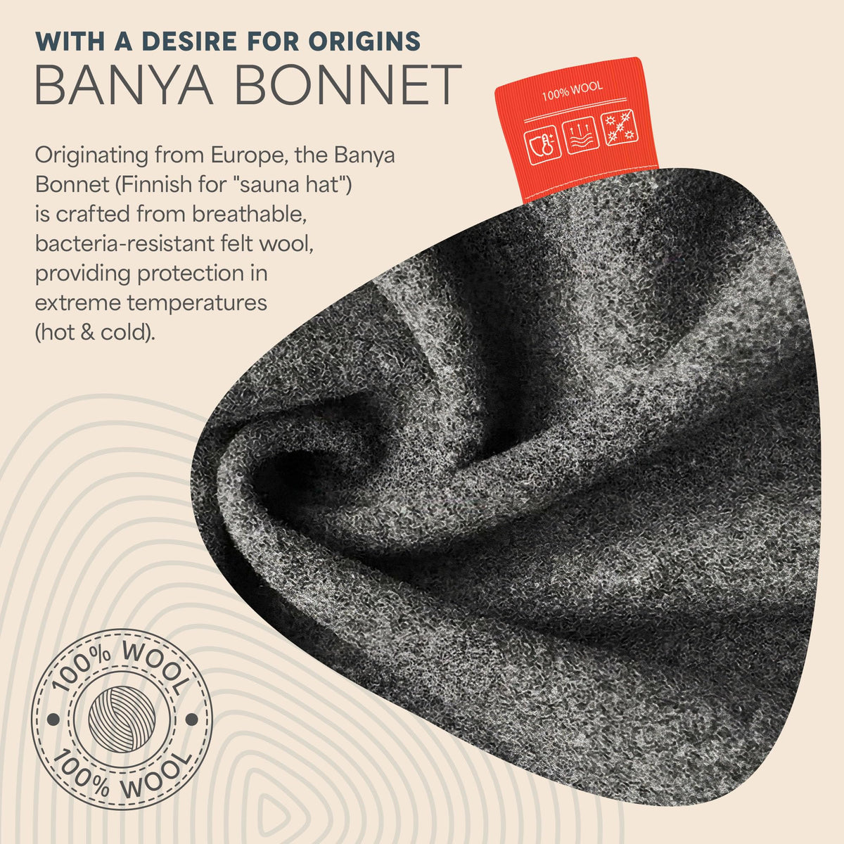 LifePro sauna hat protects hair and ears from intense heat