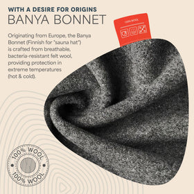 LifePro sauna hat protects hair and ears from intense heat