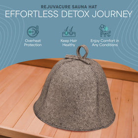 LifePro sauna hat storage loop for easy between-session hanging