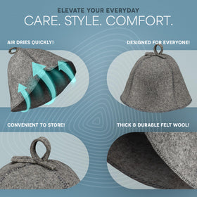 LifePro sauna hat unisex design fits both women and men