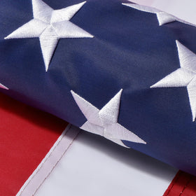 Lifraon American flag outdoor 6x10 with embroidered stars for durable outdoor display.