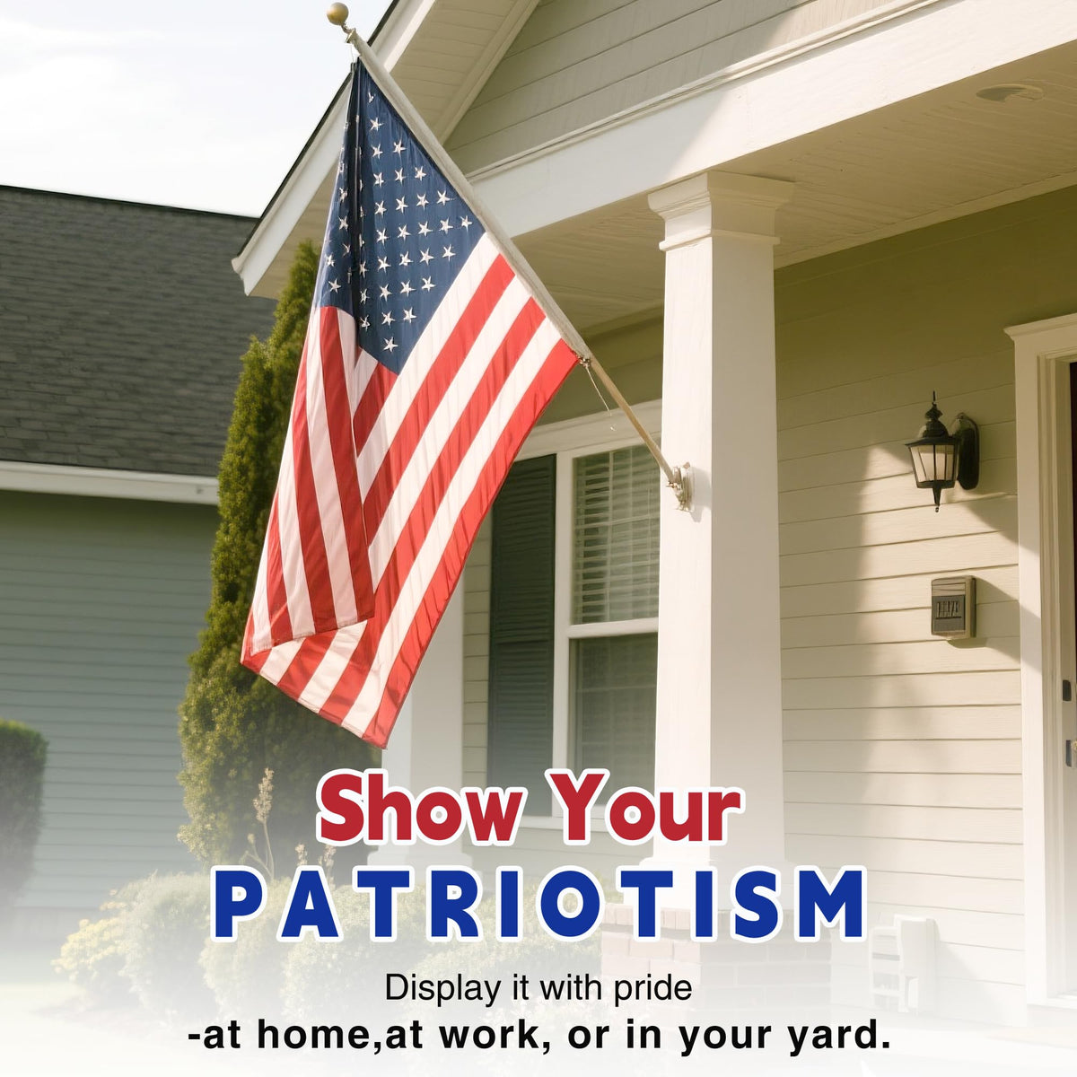 Lifraon patriotic gift flag for friends and family
