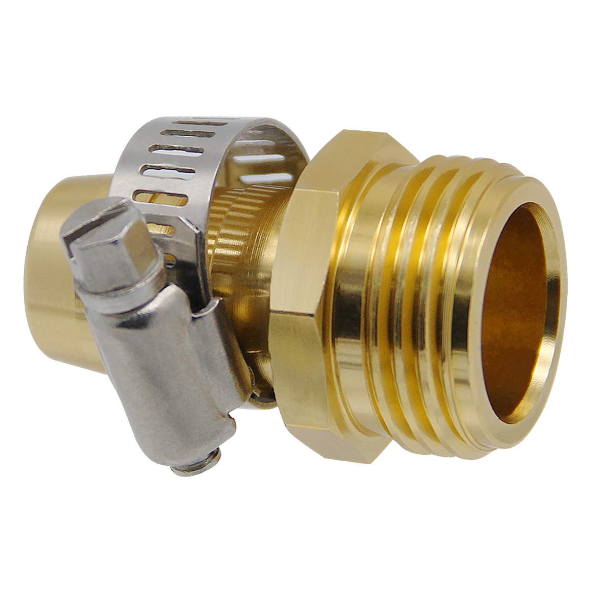 Lifynste assembled hose connector in use for quick garden repairs