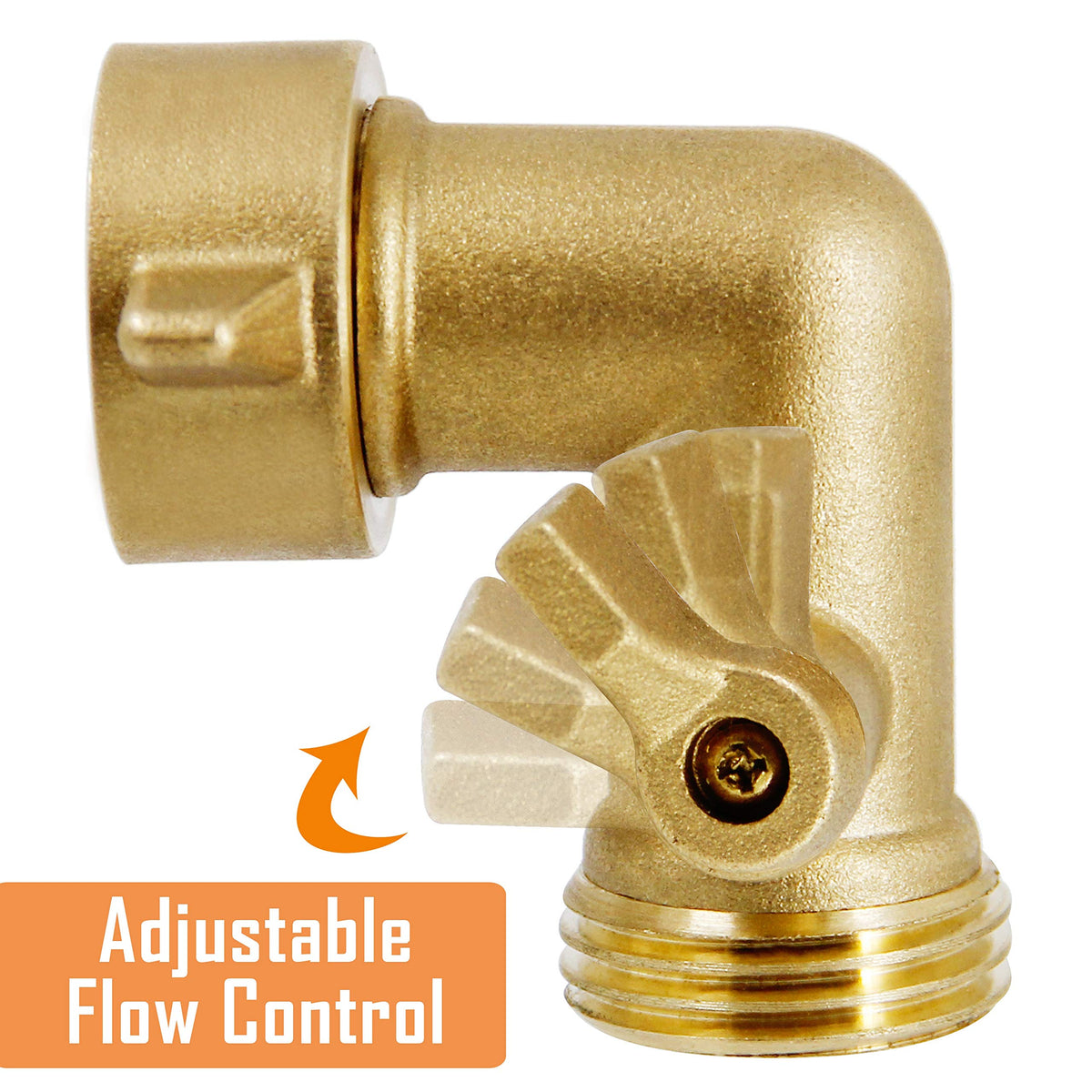 Lifynste elbow includes extra washers to prevent leaks.