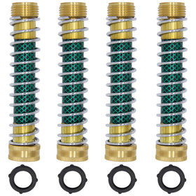 Lifynste garden hose extension adapter attached to faucet for kink-free watering