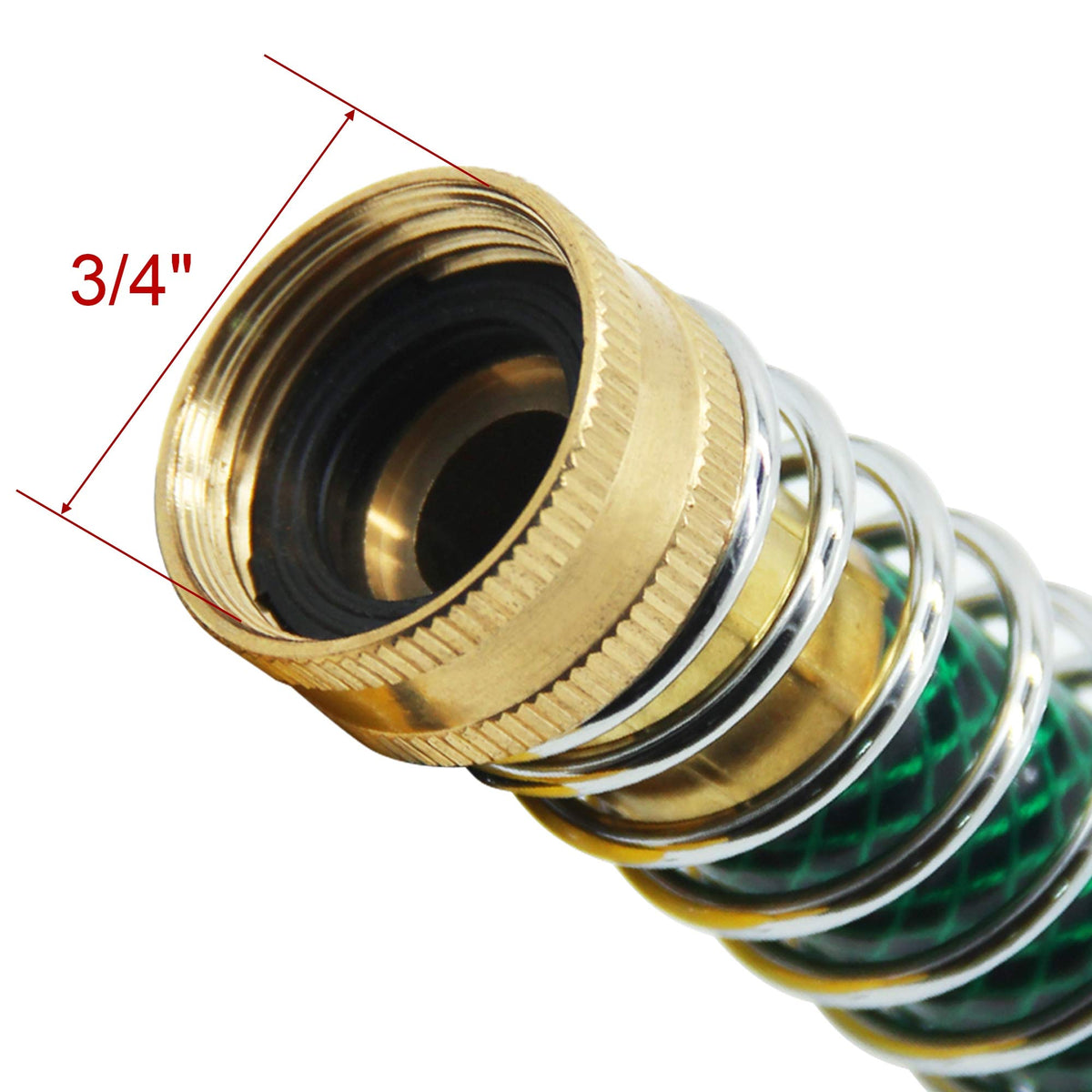 Lifynste kink protector shows coil spring preventing hose bending during use.