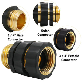 Lifynste male and female quick-connectors ensure a secure seal