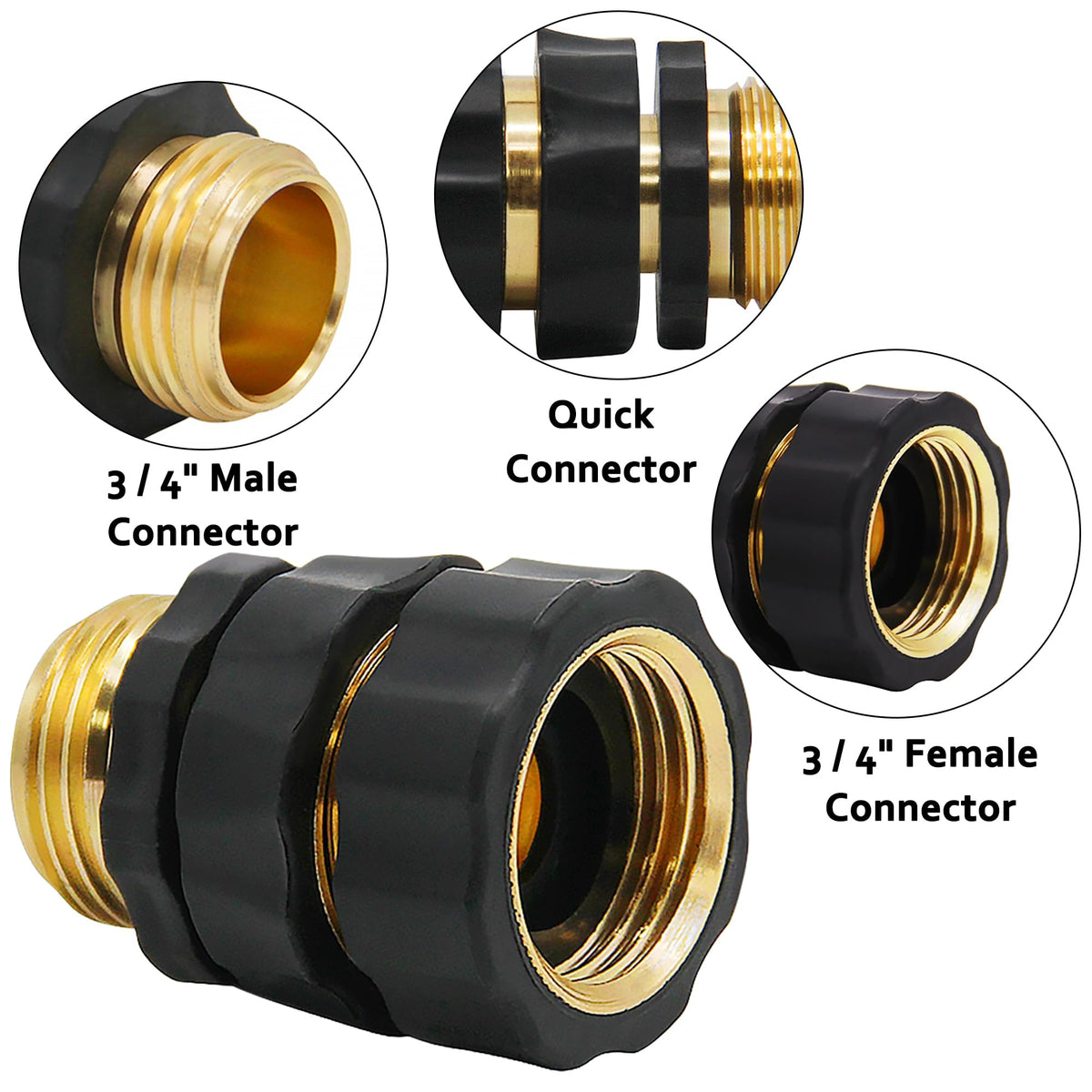 Lifynste quick-connect easy-grip handle for simple connections