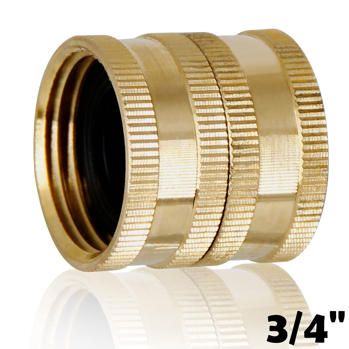Lifynste two-pack three-quarter-inch brass adapters ready for replacements.