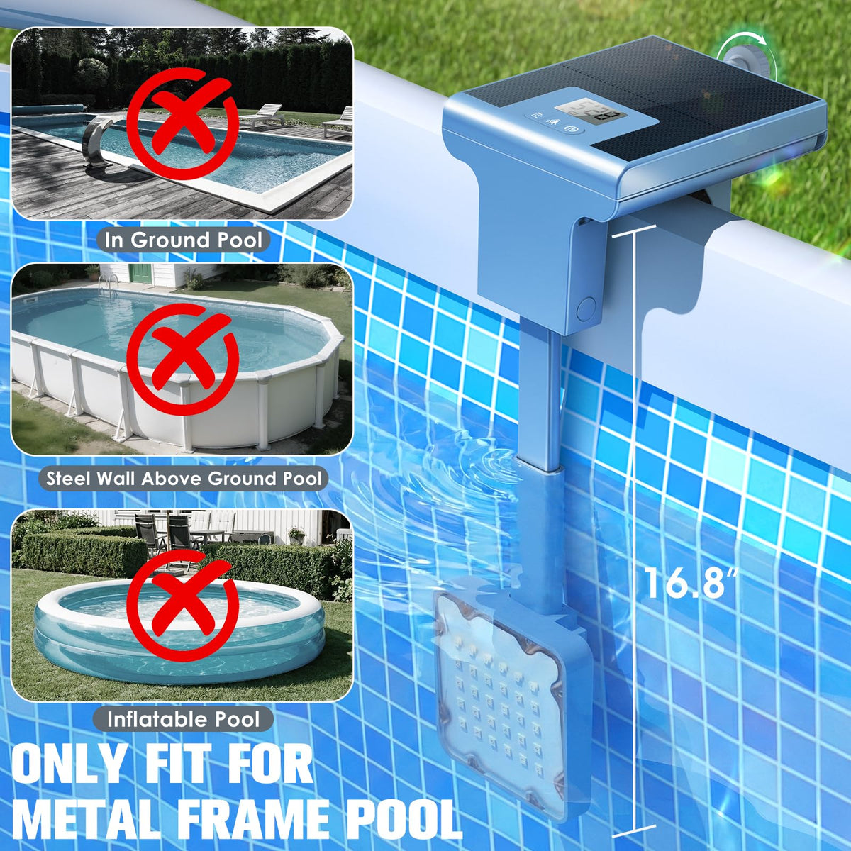 LightHacker 30-LED unit provides bright, even pool illumination