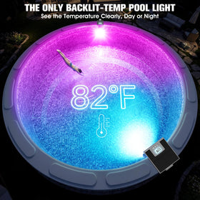 LightHacker LCD thermometer display shows accurate water temperature at a glance