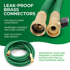 LightHose 25 ft length provides versatile reach and compact storage