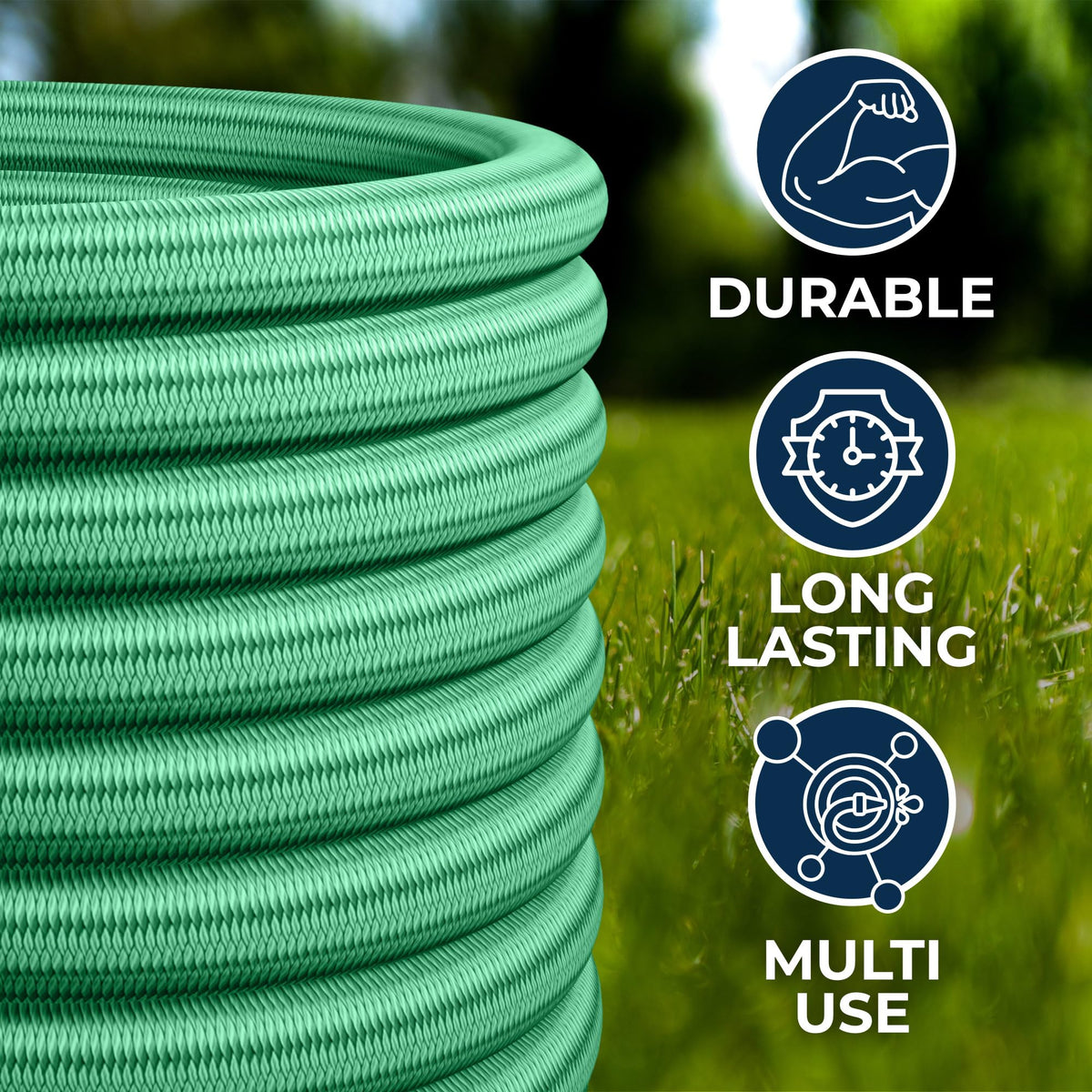 LightHose garden-watering scene highlights versatility for plants and outdoor cleaning