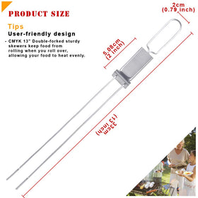 Lightique CMYK skewers are dishwasher-safe for quick cleanup