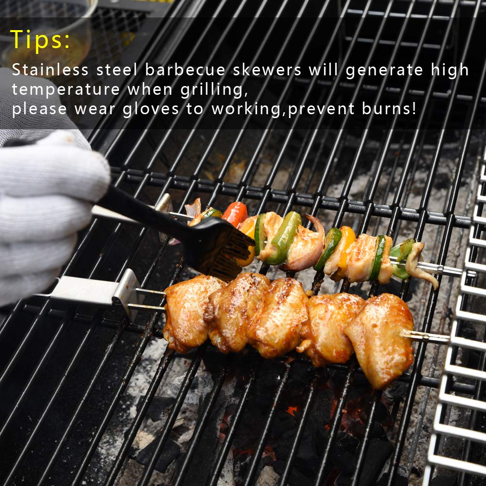 Lightique CMYK kabob ideas and ingredients prep with these skewers