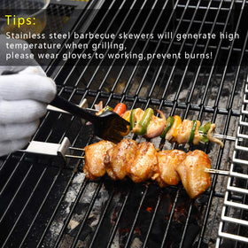 Lightique CMYK kabob ideas and ingredients prep with these skewers