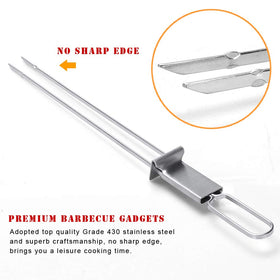 Lightique CMYK six-pack skewers ideal for family barbecues and gatherings