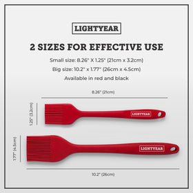 Lightyear BPA-free silicone brush highlights safe, odor-free cooking