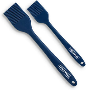 Lightyear silicone basting brush set blue 2 pcs ready for grilling and baking