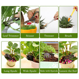 LIHAO bonsai tweezers for precision removal and debris