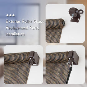 Lihopefe cordless crank kit assembly enables easy shade operation.