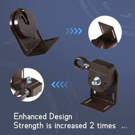 Lihopefe easy-installation with included screws and expansion bolts.