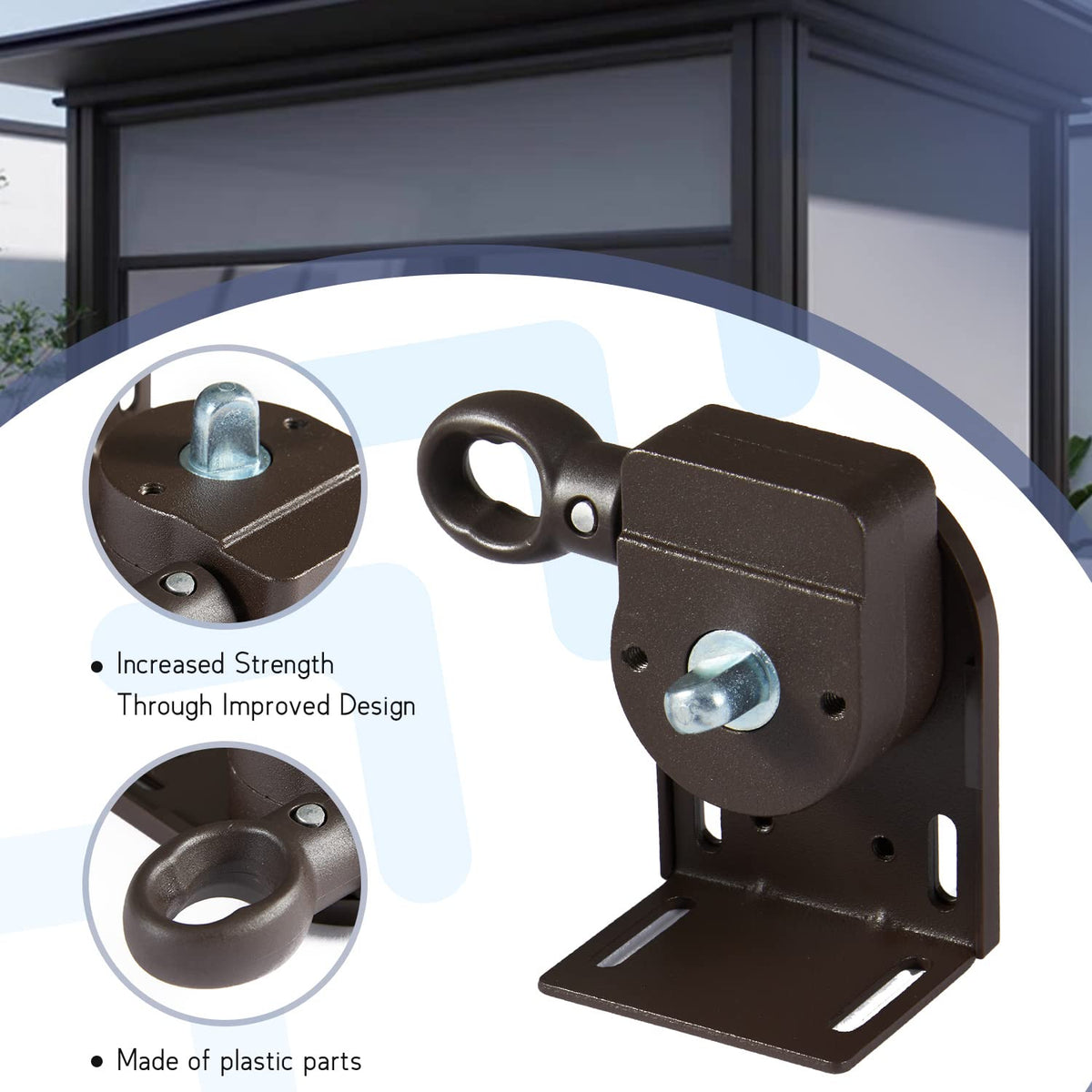Lihopefe outdoor blinds accessory kit supports reliable operation.