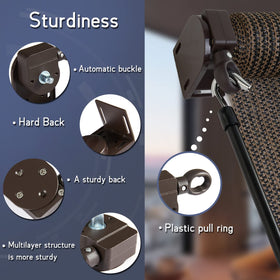 Lihopefe outdoor sunshade bracket durability withstands weather conditions.
