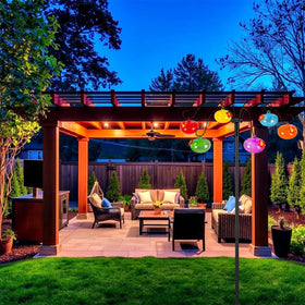 Liitrton outdoor decor setup lets you hang feeders or ornaments anywhere