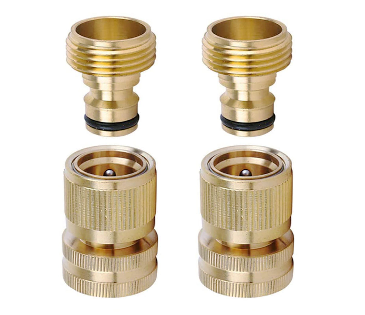 LIKAGE brass hose quick connect male connector for easy, leak-free attachment.