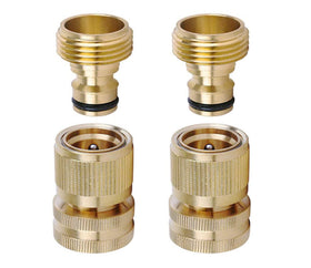 LIKAGE brass hose quick connect male connector for easy, leak-free attachment.