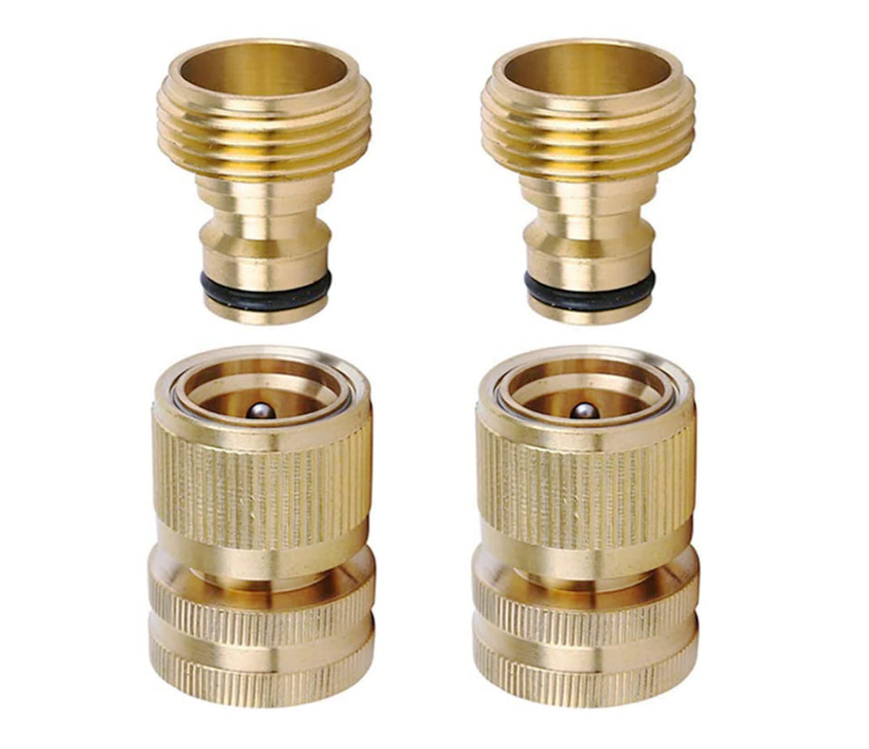 LIKAGE brass hose quick connect male connector for easy, leak-free attachment.