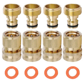 LIKAGE brass hose quick connect male fitting for secure, quick connections