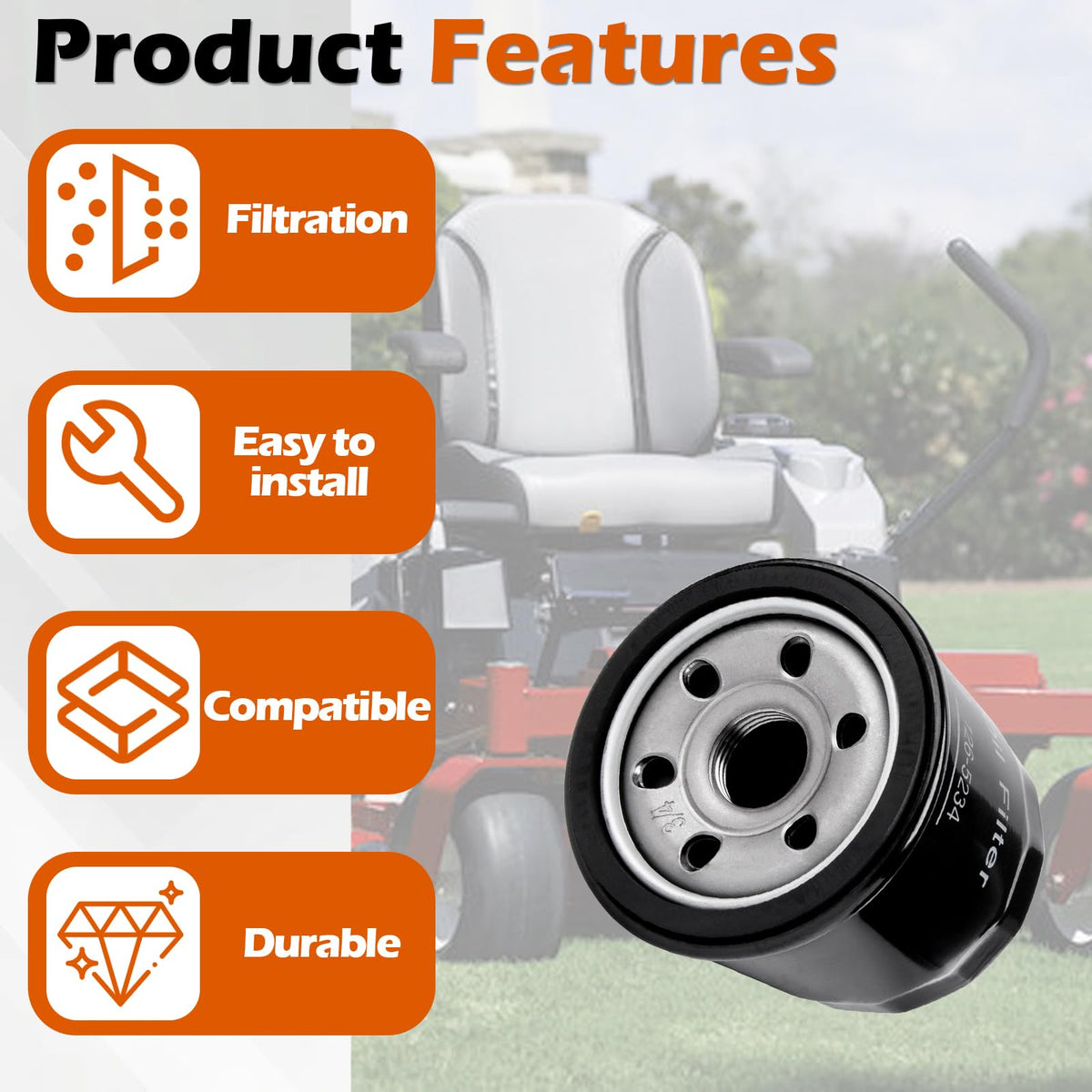 LikeLion advanced filtration media for cleaner oil and engine protection