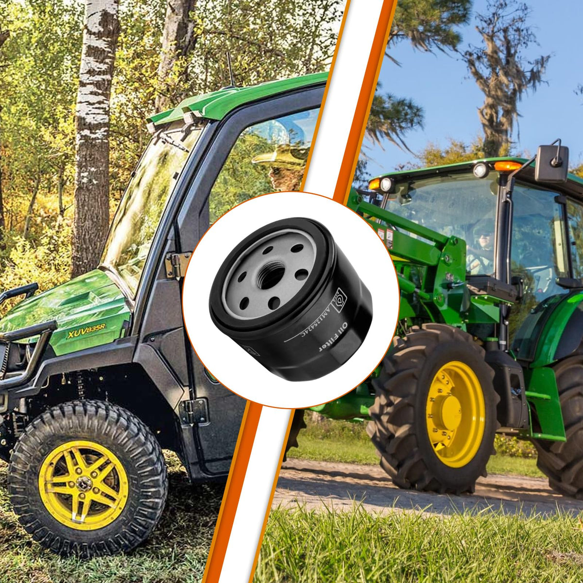 LikeLion AM125424 oil filter wear-resistant design enables longer service life.