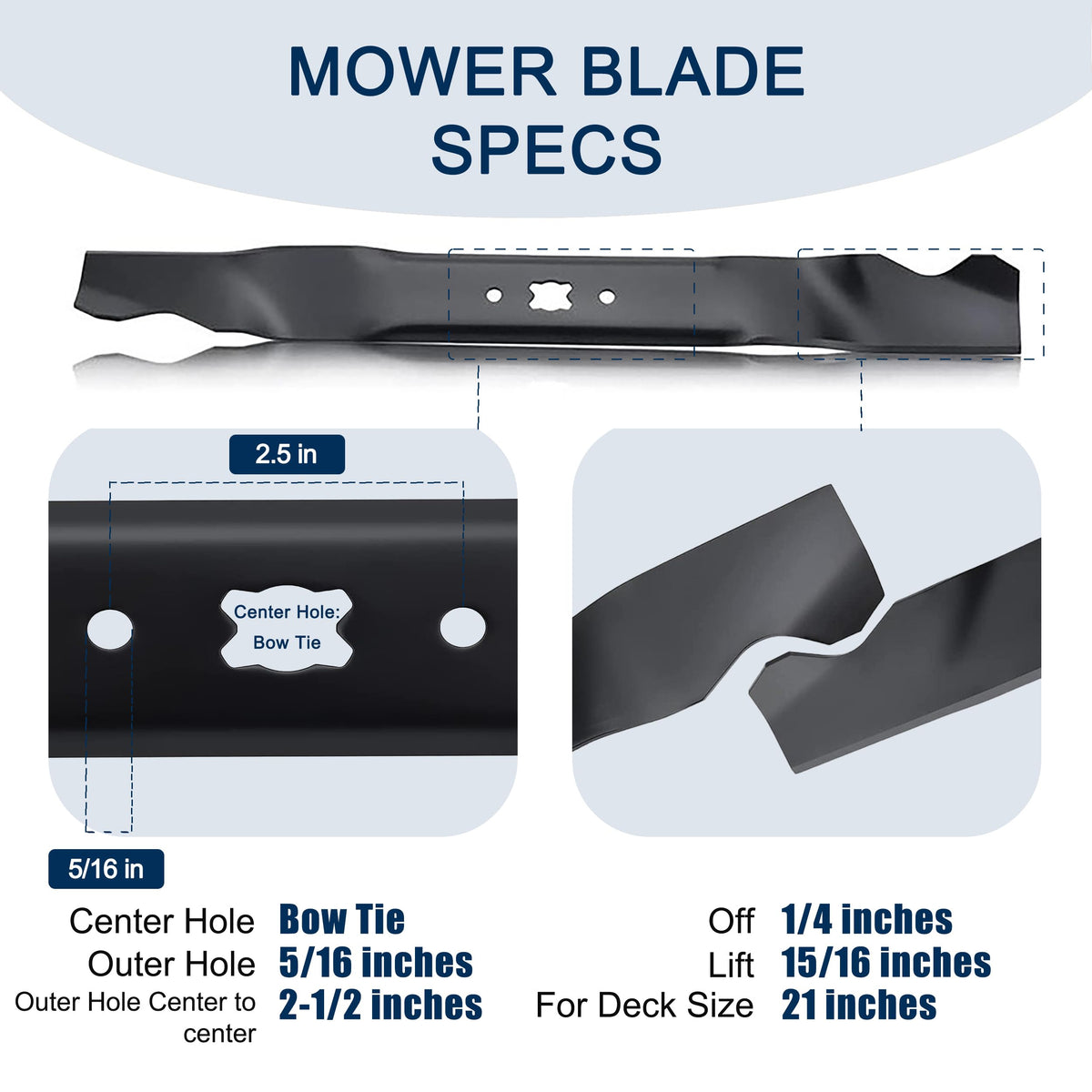 LikeLion blade bottom edge with tungsten carbide for lasting sharpness