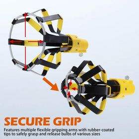 LikeLion reach extends to overhead bulbs from ground level
