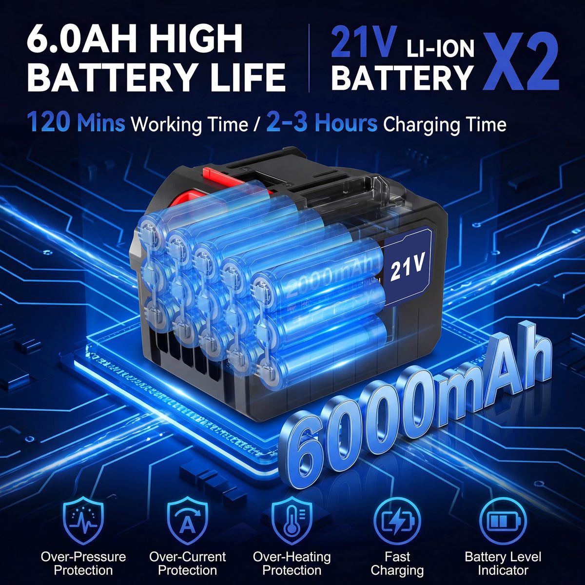 Quick battery swap keeps tasks moving without downtime