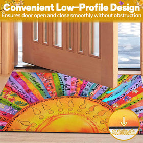 Likiyol absorbent entry mat helps keep indoor floors cleaner after rain or pet visits.