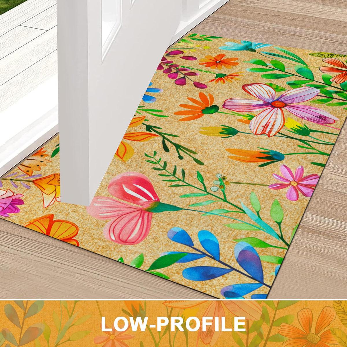Likiyol door mat shows a low-profile design near the doorway.